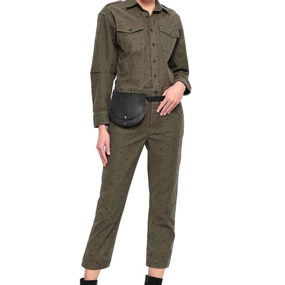 CURRENT/ELLIOTT Coverall Polka Dot Jumpsuit - Picture 6 of 6